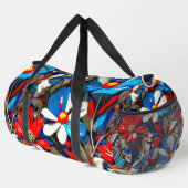 鮮やかなワイルドフラワーラージダッフェルバッグ ダッフルバッグ (右コーナー)