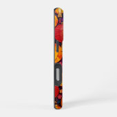 鮮やかな中国のランタン iPhoneケース (右側面)
