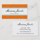 鮮やかな個人秘書の名刺 名刺 (正面/裏面)