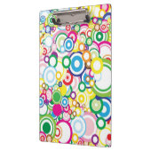 鮮やかな円のロット クリップボード (左)