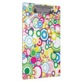 鮮やかな円のロット クリップボード (右)