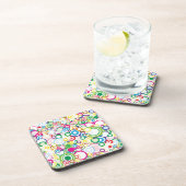 鮮やかな円のロット コースター (右側)