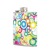 鮮やかな円のロット フラスク (左)