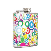 鮮やかな円のロット フラスク (右)