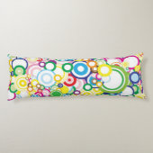 鮮やかな円のロット ボディピロー (裏面)