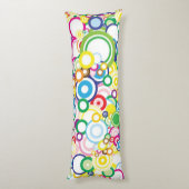 鮮やかな円のロット ボディピロー (裏面 (縦))