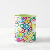 鮮やかな円のロット マグカップ (中央)