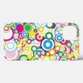 鮮やかな円のロット Case-Mate iPhoneケース (裏面 (横))