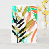 鮮やかな前線II カード (黄色い花)