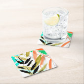 鮮やかな前線II スクエアペーパーコースター (インサイチュ)