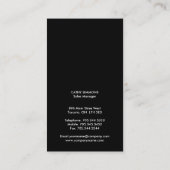 鮮やかな名刺 名刺 (裏面)