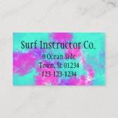 鮮やかな名刺 名刺 (裏面)