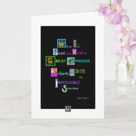 鮮やかな変装グリーティングカード カード