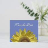 鮮やかな夏の黄色いヒマワリは日付を除く 案内ポストカード (スタンド正面)