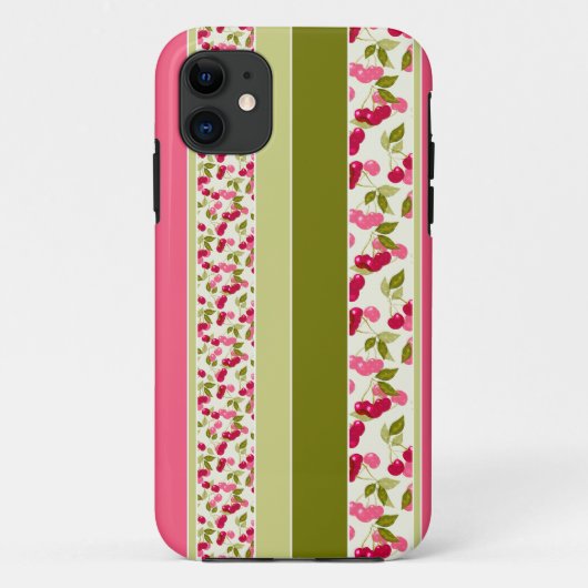 鮮やかな夏ストライプ色の数々の模様 Case-Mate iPhoneケース (裏面)