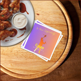 鮮やかな夕焼け 現代的なテクノロジー 卒業祝い スタンダードカクテルナプキン