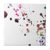 鮮やかな多彩は踊りをを渡る…はねかけます タイル (正面)