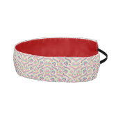 鮮やかな多色抽象柄のヘアバンド アスレチックヘッドバンド (右)