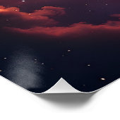 鮮やかな多色星雲銀河 ポスター (コーナー)