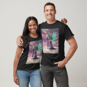 鮮やかな夢の幻想の妖精のドラゴンTシャツ Tシャツ (ユニセックス)