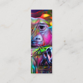 鮮やかな夢の風景：アグリゾフォビアのブックマーク スキニー名刺