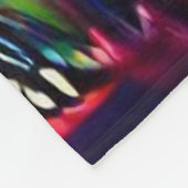 鮮やかな夢の風景：アグリゾフォビア フリースブランケット (角)