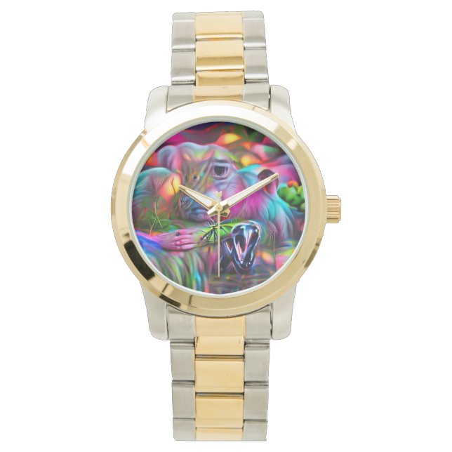 鮮やかな夢の風景：アグリゾフォビア 腕時計 (正面)