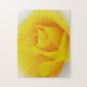 鮮やかな夢の黄色いバラの花アートパズル ジグソーパズル (縦)