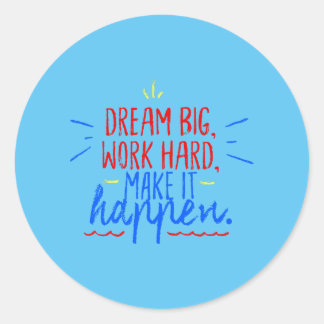 『鮮やかな夢 – 色の野心』 ラウンドシール