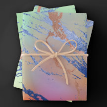 鮮やかな大理石 | カラフルで大胆なパステル水彩