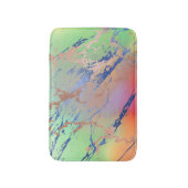 鮮やかな大理石 |パステルはっきりしたカラフルウォーターの色 バスマット (正面縦)