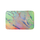 鮮やかな大理石 |パステルはっきりしたカラフルウォーターの色 バスマット (正面)