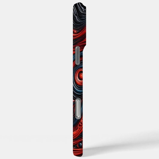 鮮やかな宇宙の渦巻きの神秘的なエイリアン姿 Case-Mate iPhoneケース (裏面 / 右)