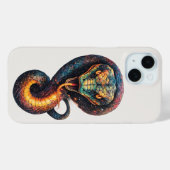 鮮やかな宇宙の蛇 Case-Mate iPhoneケース (裏面 (横))
