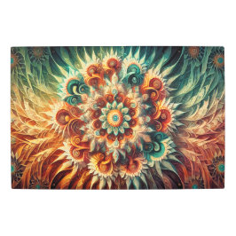 「鮮やかな宇宙調和ユニーク：聖幾何学 メタルプリント