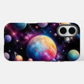 鮮やかな宇宙銀河 | カラフルな惑星 Case-Mate iPhoneケース (裏面 (横))