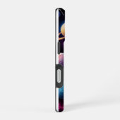 鮮やかな宇宙銀河 | カラフルな惑星 iPhone 16ケース (右側面)