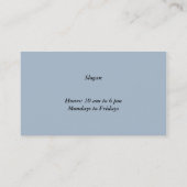 鮮やかな宝石の調子のフラクタルのシダの名刺 名刺 (裏面)