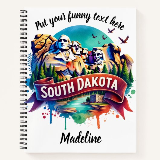 鮮やかな山ラシュモア、SD ノートブック (正面)