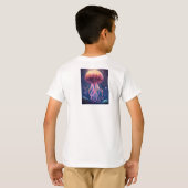 鮮やかな幻影、魅惑的なTシャツのデザイン» Tシャツ (裏面フル)