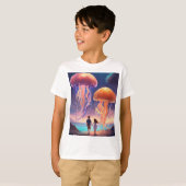 鮮やかな幻影、魅惑的なTシャツのデザイン» Tシャツ (正面フル)
