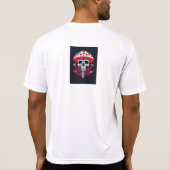 「鮮やかな幻想魅惑的なTシャツのデザイン」 Tシャツ (裏面)