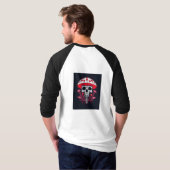 「鮮やかな幻想魅惑的なTシャツのデザイン」 Tシャツ (裏面フル)