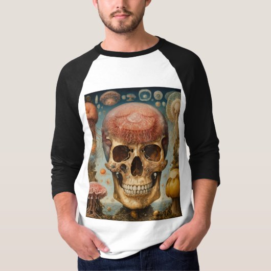 「鮮やかな幻想魅惑的なTシャツのデザイン」 Tシャツ (正面)