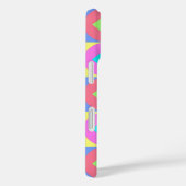 鮮やかな幾何学抽象 psychedelic パターン Case-Mate iPhoneケース (裏面 / 右)