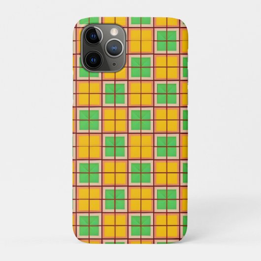 鮮やかな幾何学模様と対称形 Case-Mate iPhoneケース (裏)