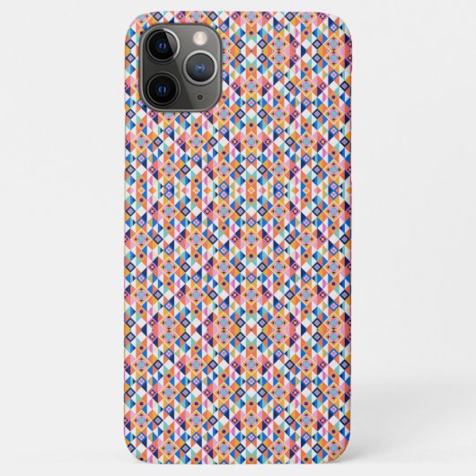 鮮やかな幾何学模様のスマホケース Case-Mate iPhoneケース (裏面)