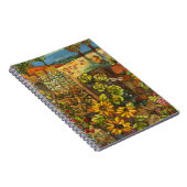 鮮やかな庭のノート ノートブック (右側)