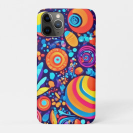鮮やかな抽象バブルユニバース iPhone 11 PROケース