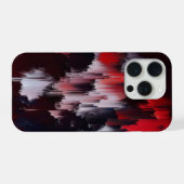 鮮やかな抽象パターン壁画 iPhoneケース (裏面横)